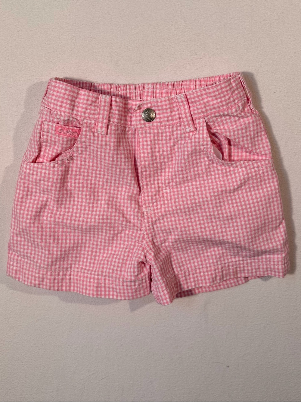 Vintage Oshkosh Pink Gingham Shorts